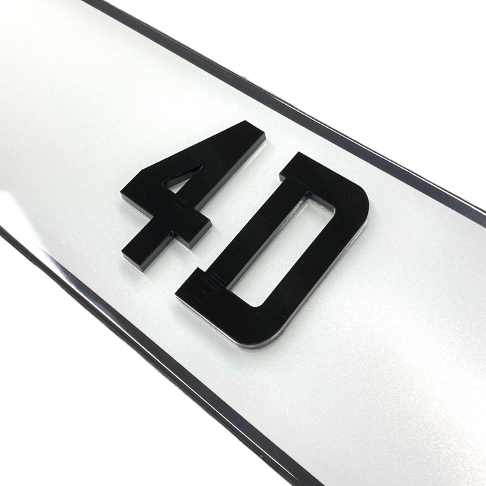 3D & 4D Number Plates Care/Maintenance
