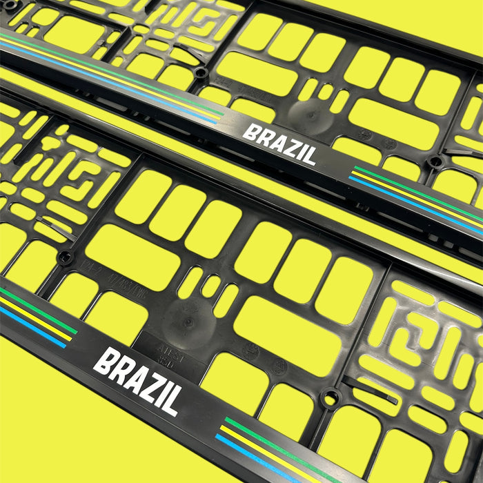 Moldura de Placa do Brasil (x2/Pair)