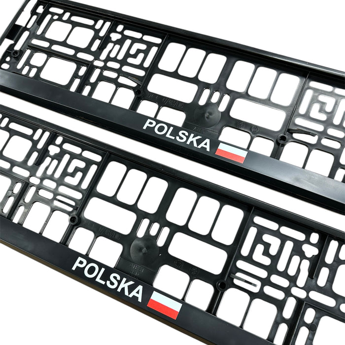 Polska Number Plate Frame (x2)