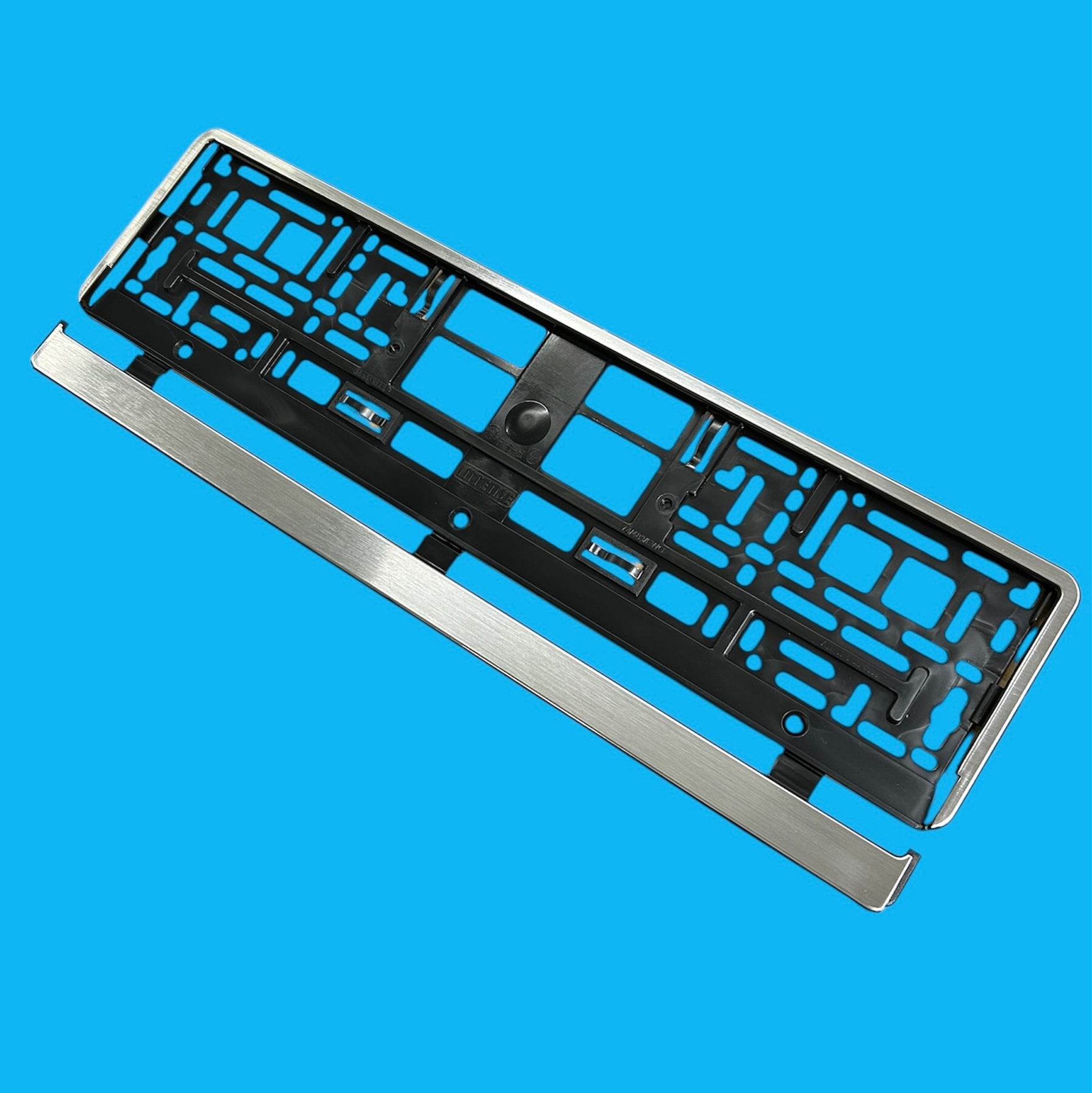 Silver Number Plate Frame (x2/Pair) — Fresh Plates