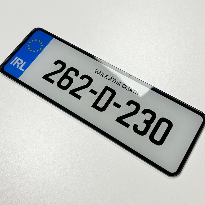 Motorbike Plate 230mm x 75mm