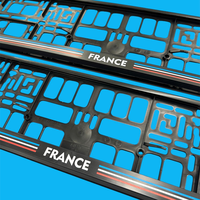 France Number Plate Frames (x2/Pair)