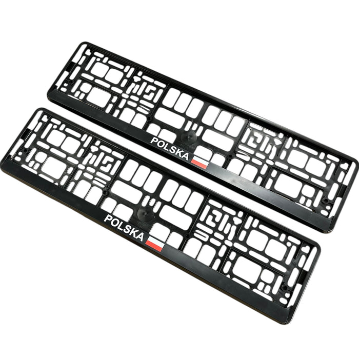 Polska Number Plate Frame (x2)