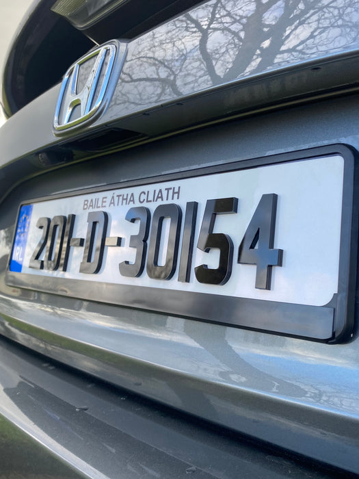 5MM NCT 4D Number Plates (x2)