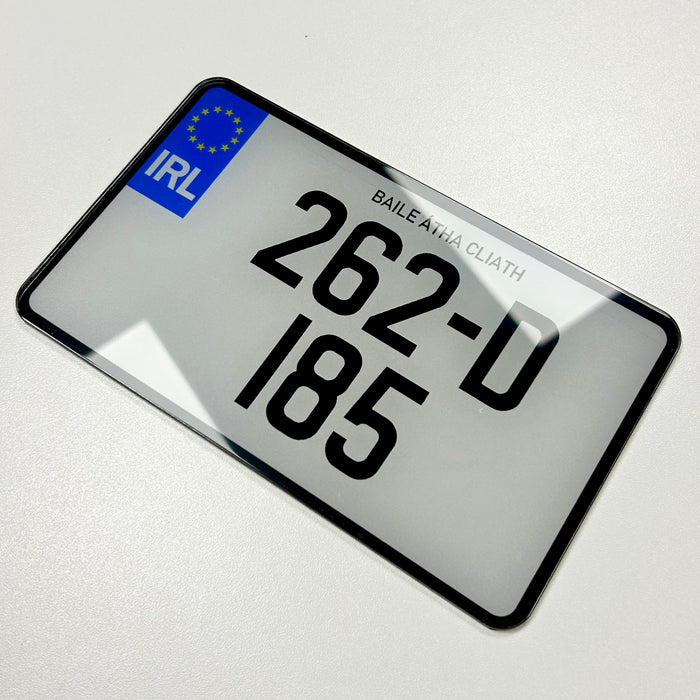 Motorbike Plate 185mm x 111mm