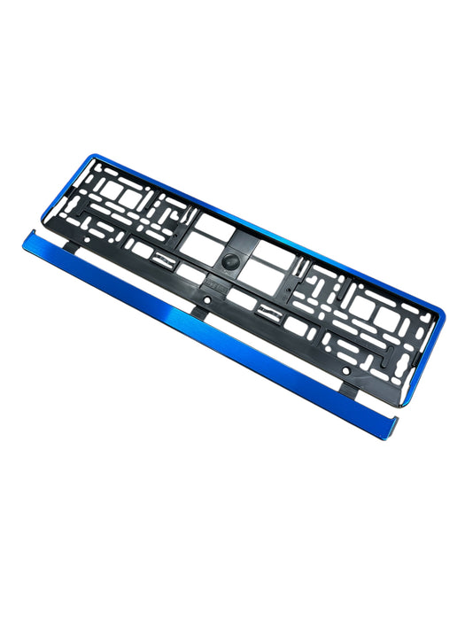 Blue Number Plate Frame (x2/Pair)