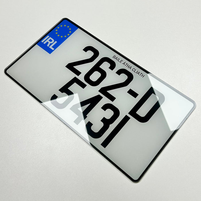 2D Japanese Import Number plates (x2)