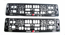 Load image into Gallery viewer, Audi S-LINE Number Plate Frame (x2)
