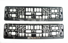 Cargar imagen en el visor de la galería, 3D Renault Number Plate Frame (x2)
