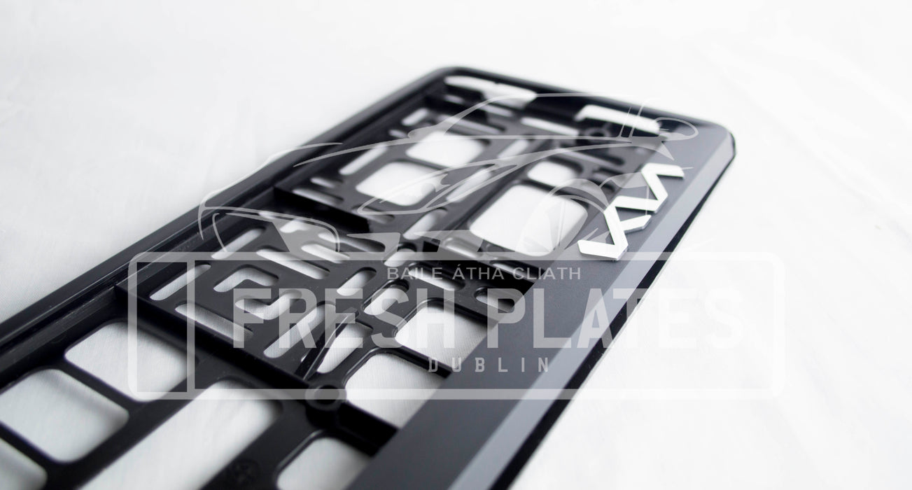 3D KIA Number Plate Frame (x2)