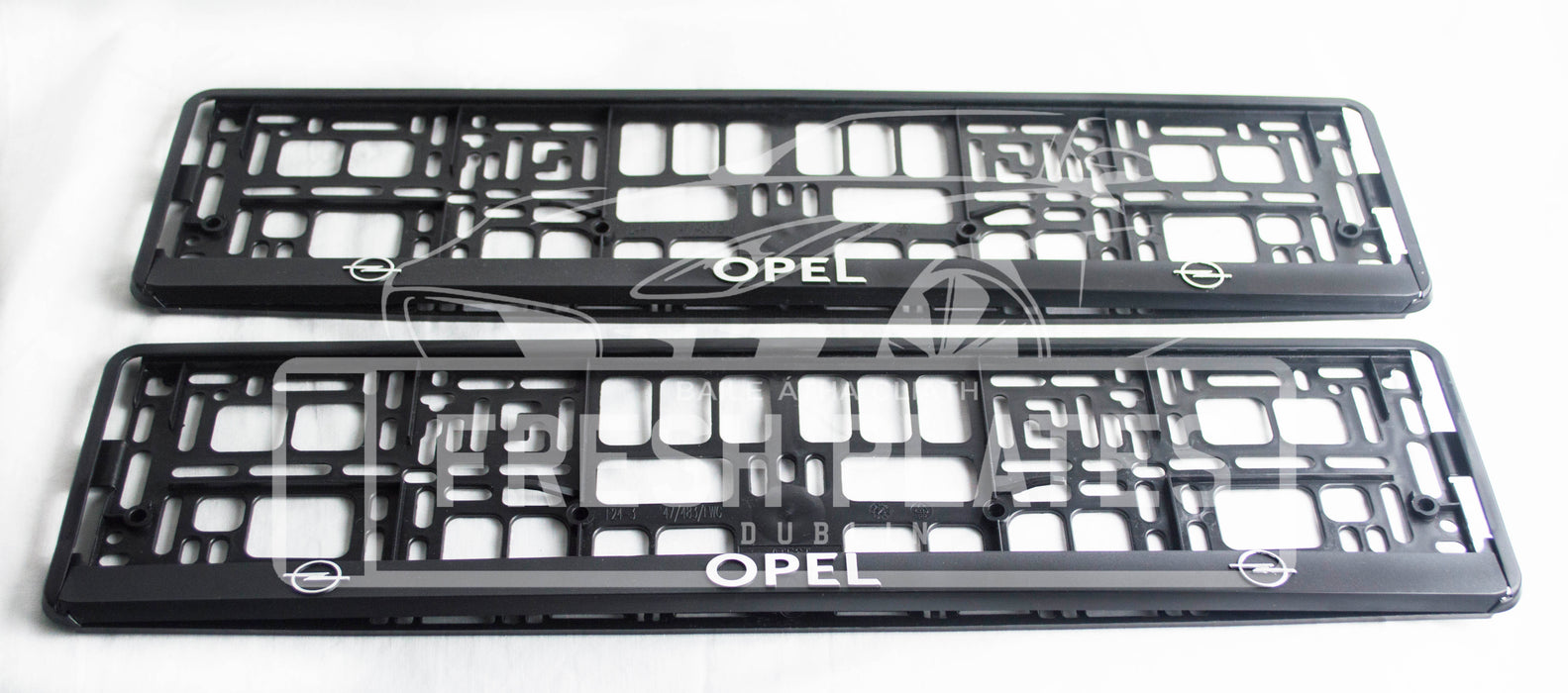 Marco de matrícula Opel 3D (x2)