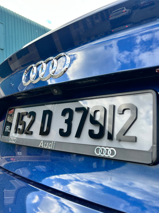 5MM 4D Irish font - Number plates (x2)