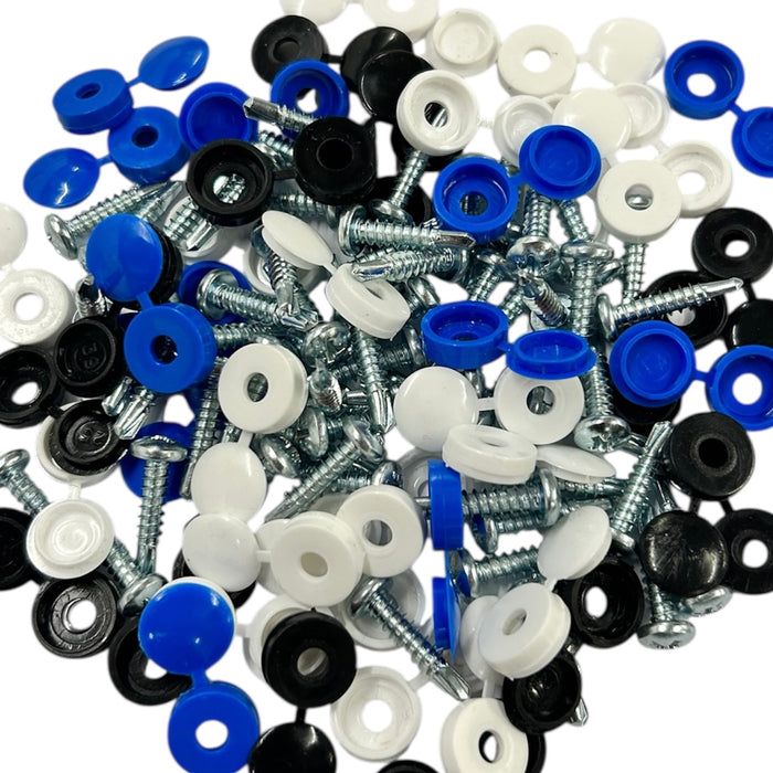 Number Plate Self-Tapping Screws & Caps