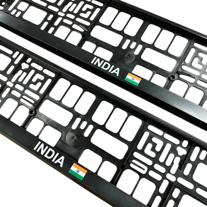 India Number Plate Frame (x2)