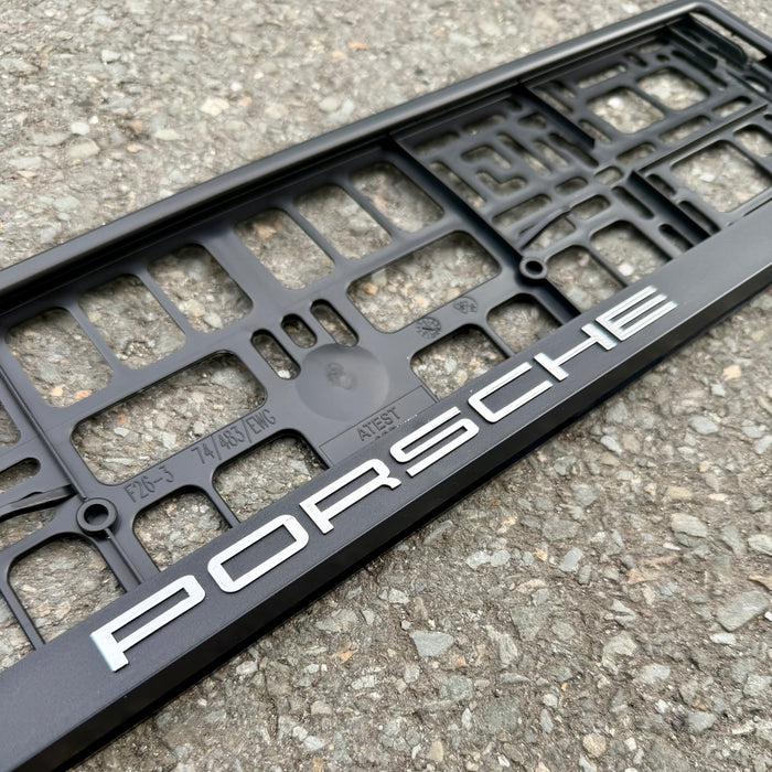 3D Porsche Number Plate Frame (x2)