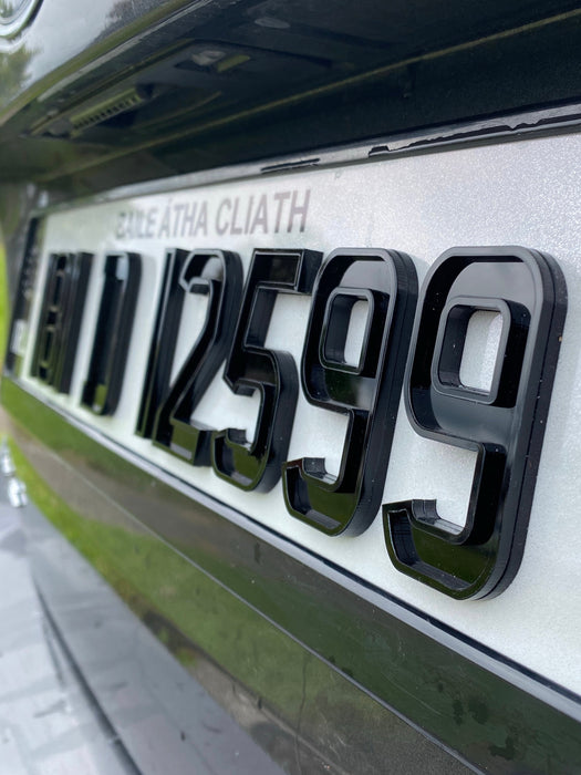4D Ghost - Number Plates (x2)
