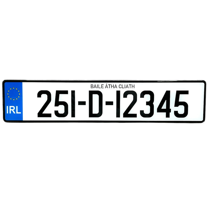 NCT Approved Number Plate (x1)