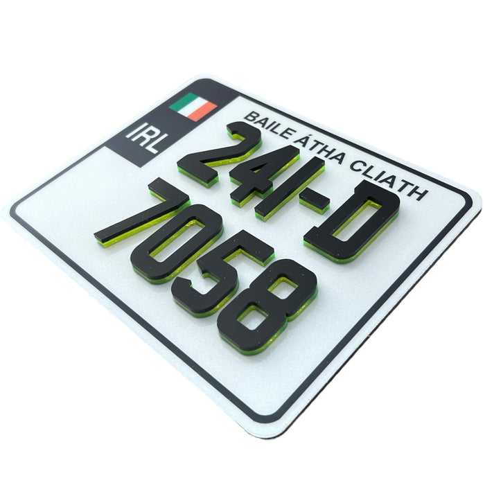 Placa Moto 4D 190x 152