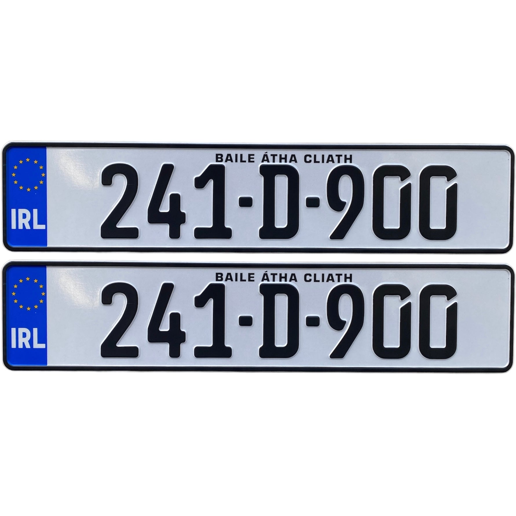 German Metal Pressed - Number Plates (x2) – Fresh Plates