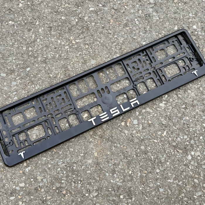 3D Tesla Number Plate Frame (x2)