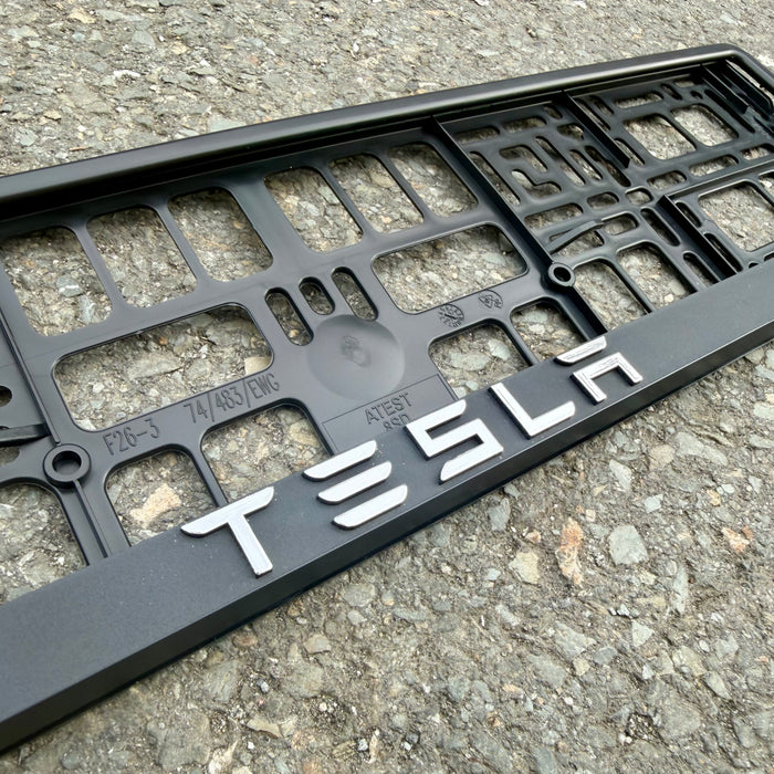 3D Tesla Number Plate Frame (x2)