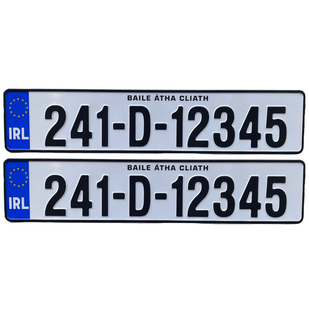 NCT Metal Pressed - Number Plates (x2)