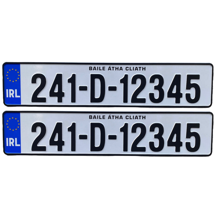 NCT Metal Pressed - Placas de números (x2)