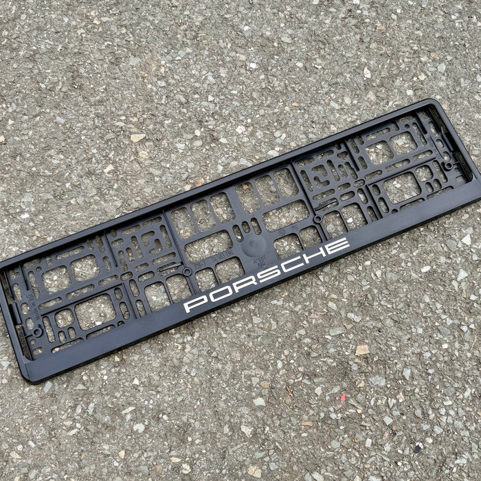 3D Porsche Number Plate Frame (x2)