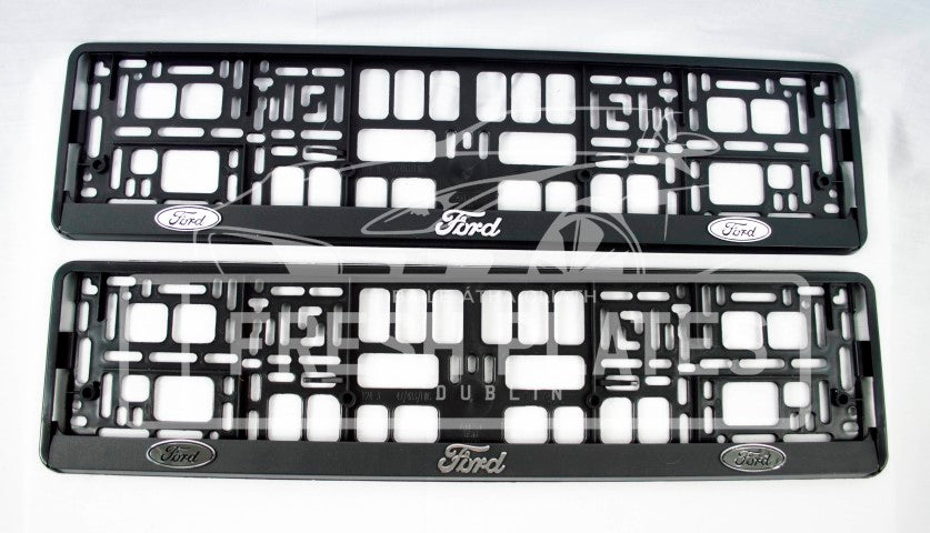 3D Ford number plate frame (x2)