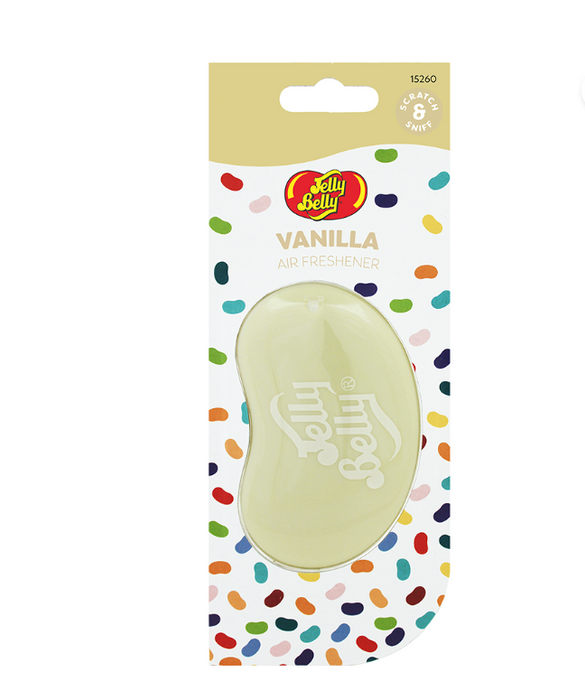 Jelly Belly Vanilla - 3D Hanging Air Freshener