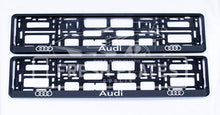 Cargar imagen en el visor de la galería, Audi Number Plate Frame (x2)
