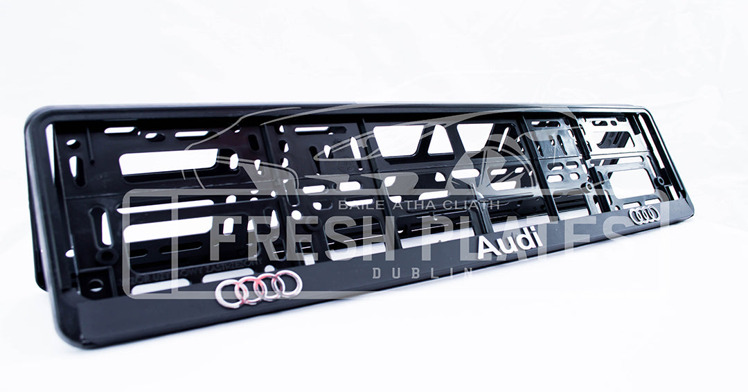 Audi Number Plate Frame (x2)