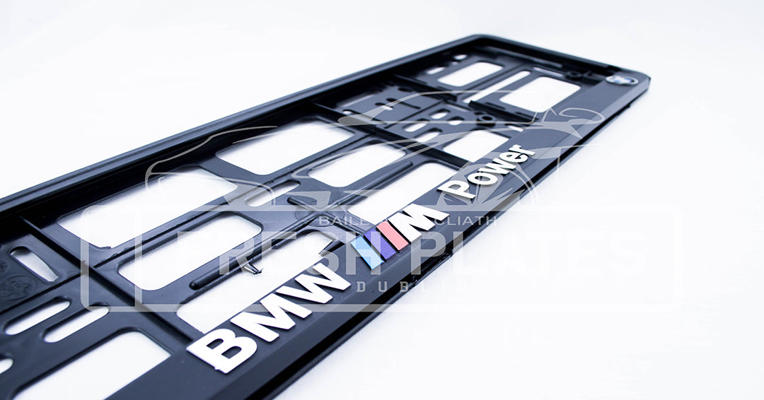 M Sport BMW Number Plate Frame (x2)