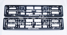Load image into Gallery viewer, Skoda Number Plate Frame (x2)

