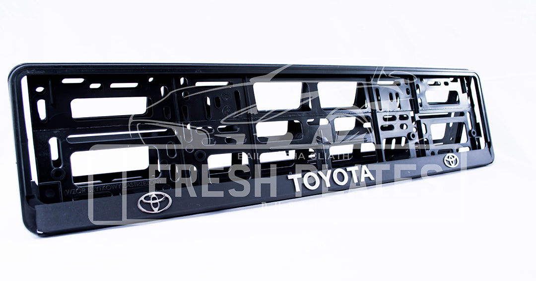 Toyota Number Plate Frame (x2)