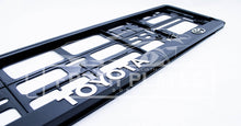 Cargar imagen en el visor de la galería, Toyota Number Plate Frame (x2)
