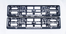 Cargar imagen en el visor de la galería, 3D Volkswagen Number Plate Frame (x2)
