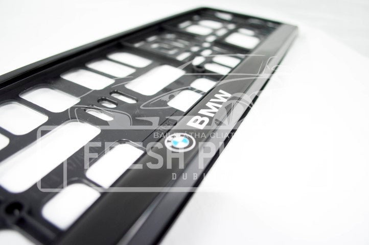 Cadre de plaque d'immatriculation BMW (x2)