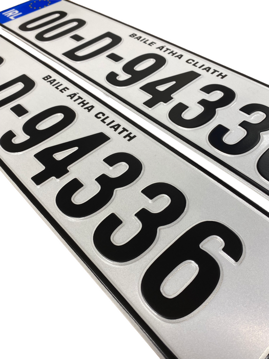 NCT Metal Pressed - Placas de números (x2)