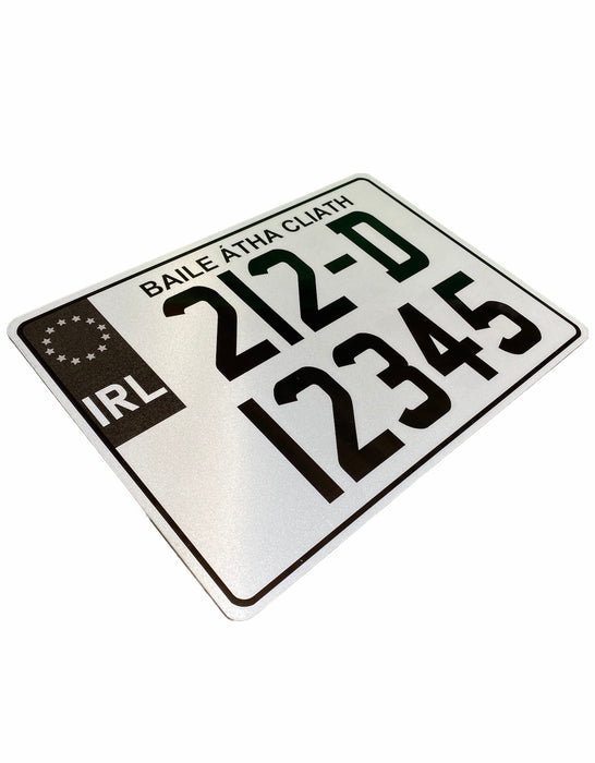 2D Square IRL NCT - Number Plates (x2)