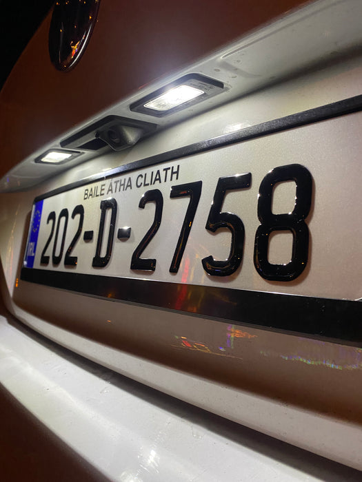 3D NCT Gel - Number Plates (x2)
