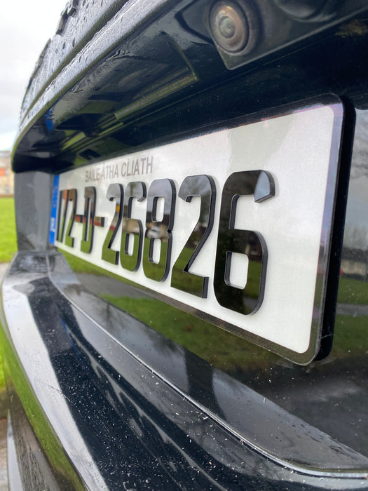 3MM NCT 4D Number Plates (x2)