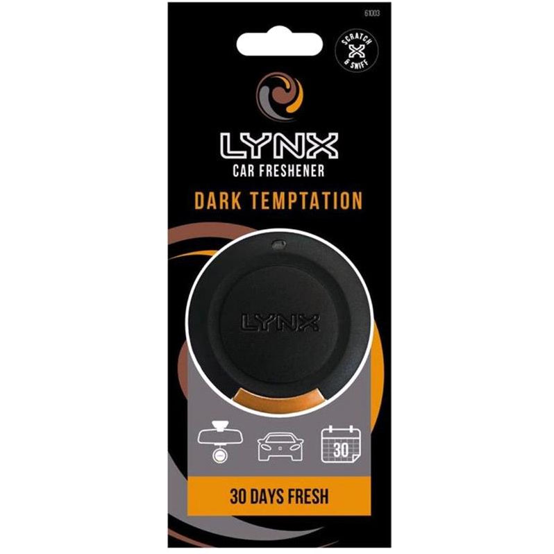 Lynx Dark Temptation 3D Hanging Air Freshener — Fresh Plates