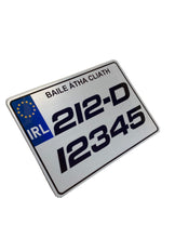 Load image into Gallery viewer, 2D Square Sports Style  Number Plates (x2)
